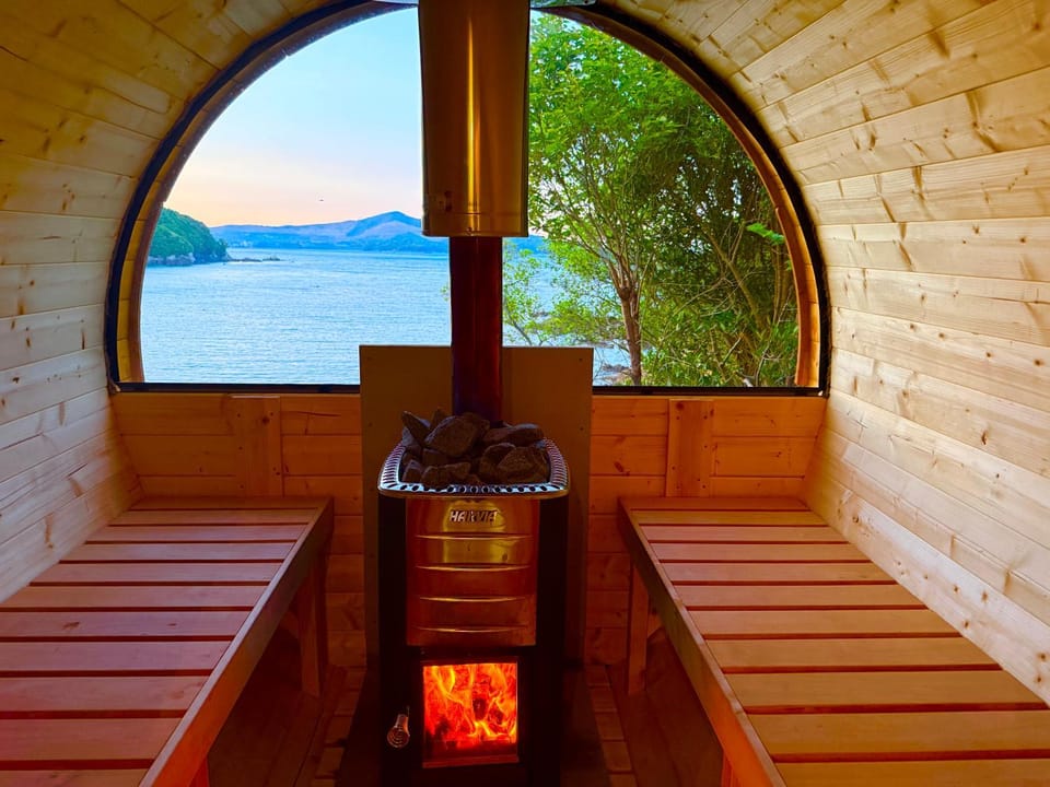 Sauna, Sea view