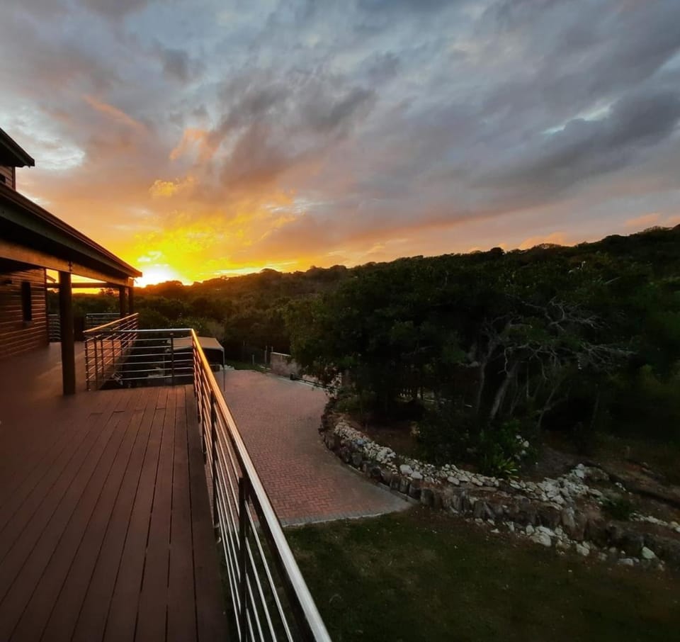 Natural landscape, Balcony/Terrace, Sunset