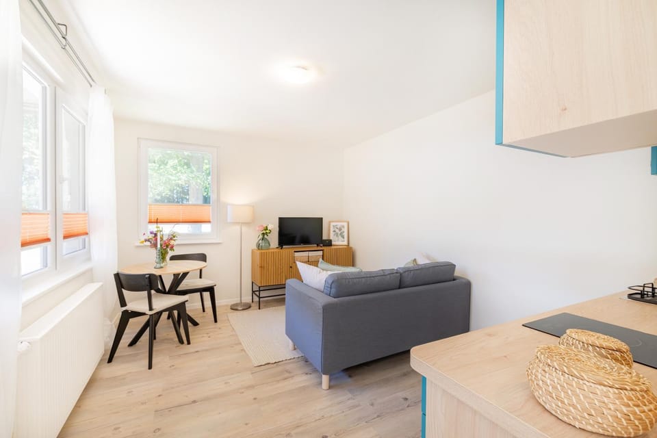 TV and multimedia, Kitchen or kitchenette, Living room, Photo of the whole room, Seating area, Dining area, pet friendly