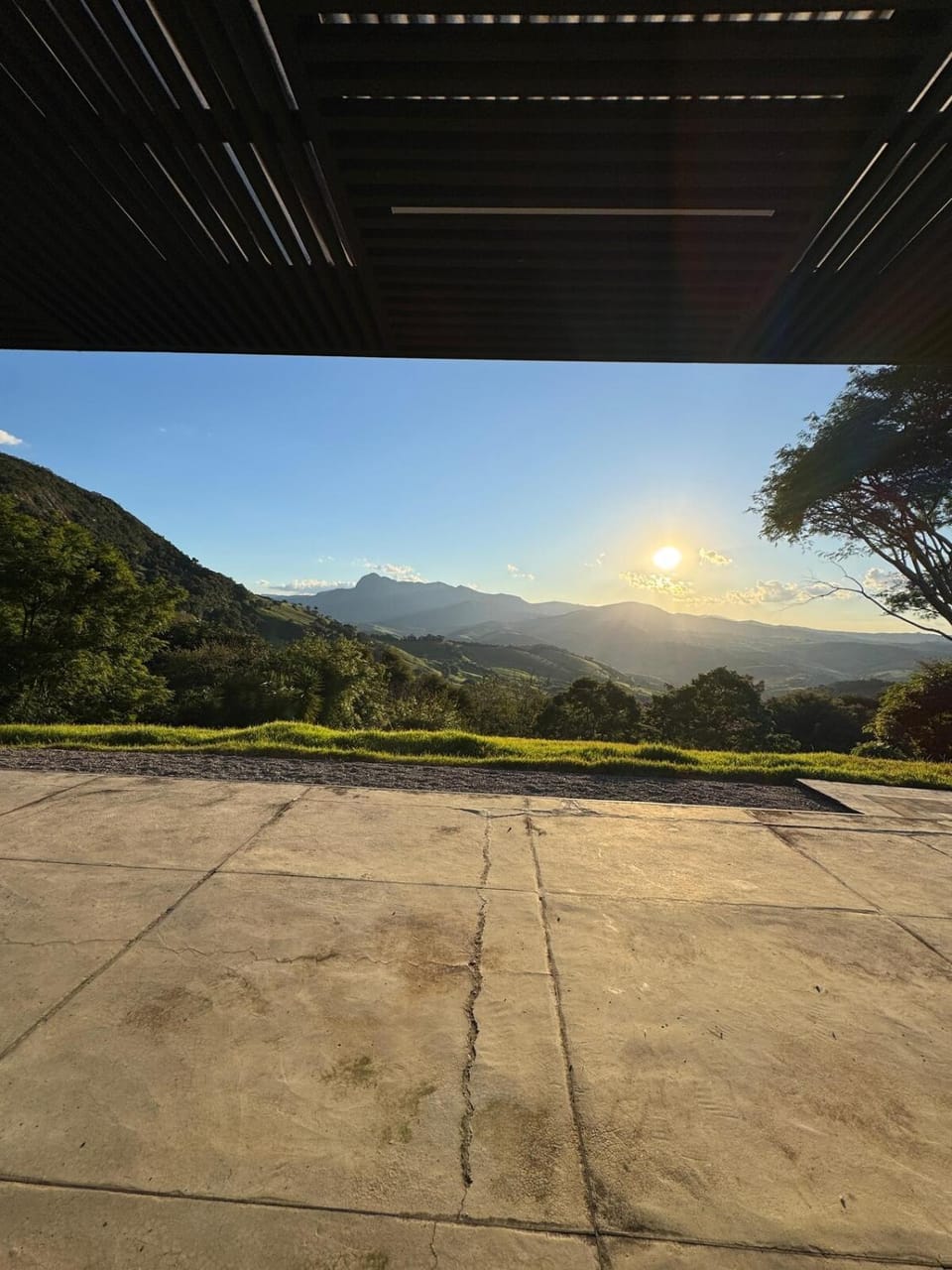 Mountain view, Sunset