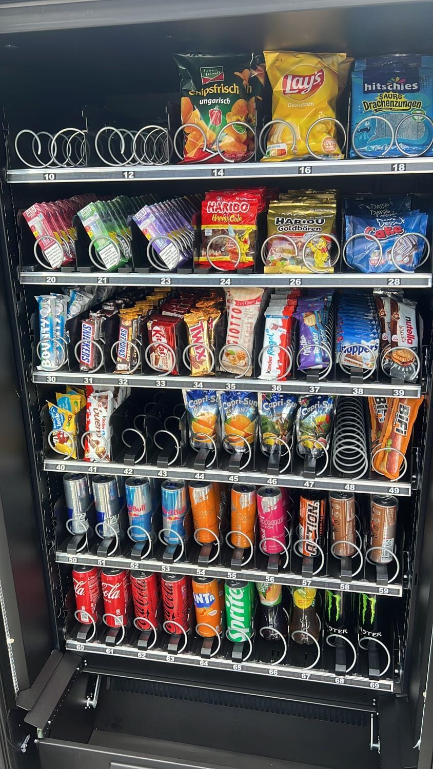 Off site, Food and drinks, vending machine