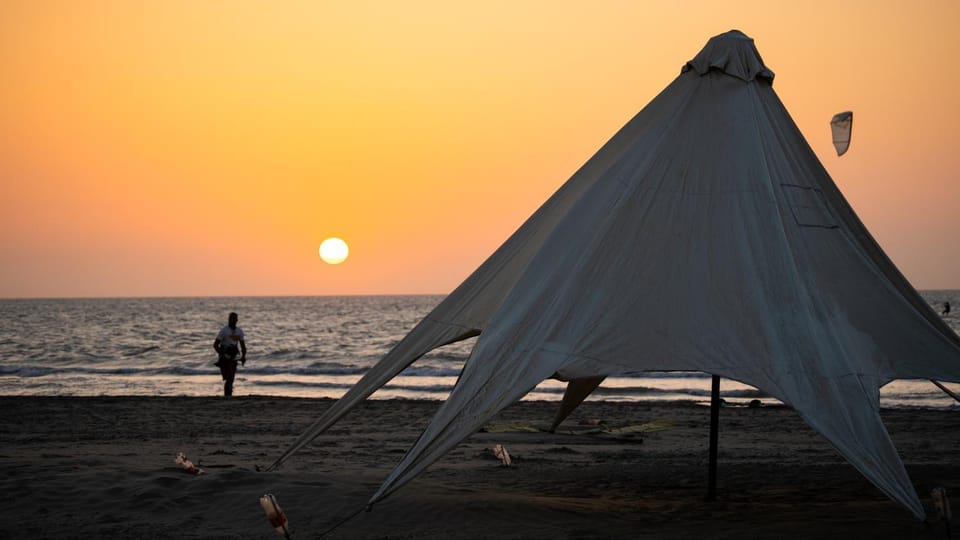 Day, Natural landscape, Beach, Sea view, Sunset