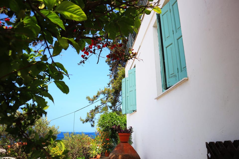 Property building, Natural landscape, Garden, Sea view