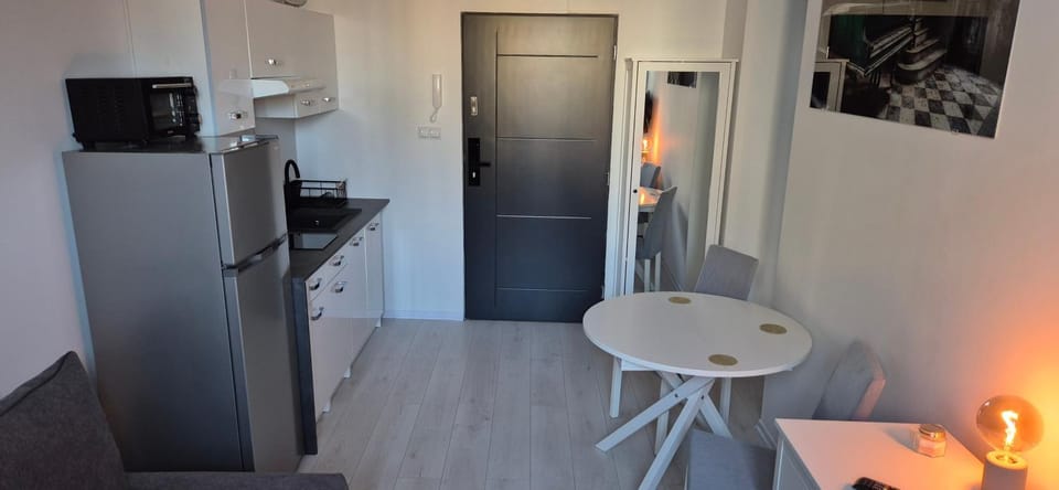 Kitchen or kitchenette, Dining area, stove