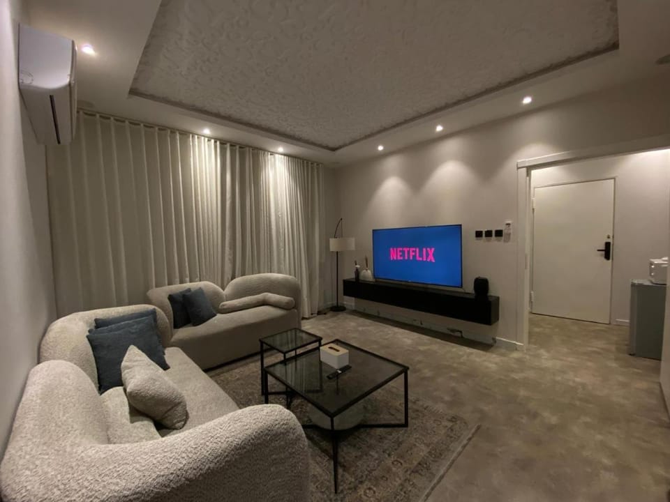 Bedroom and living room modern designing Apartment in Riyadh