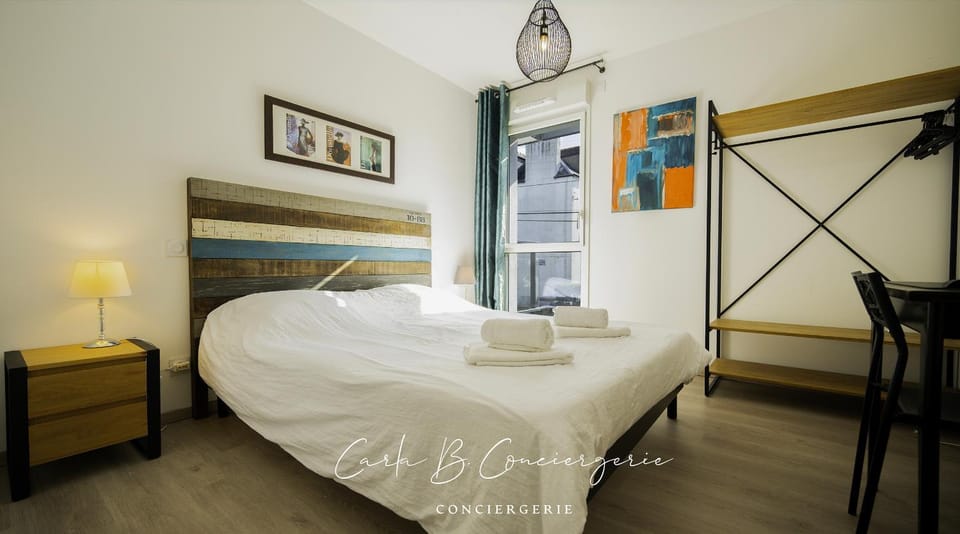 "L'Ilot Bateau" Appartement proche mer et ville 2 personnes Concarneau Apartment in Concarneau