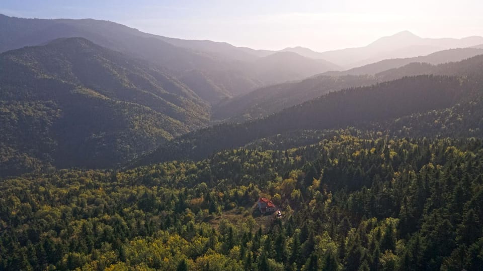 Property building, Neighbourhood, Bird's eye view, Mountain view