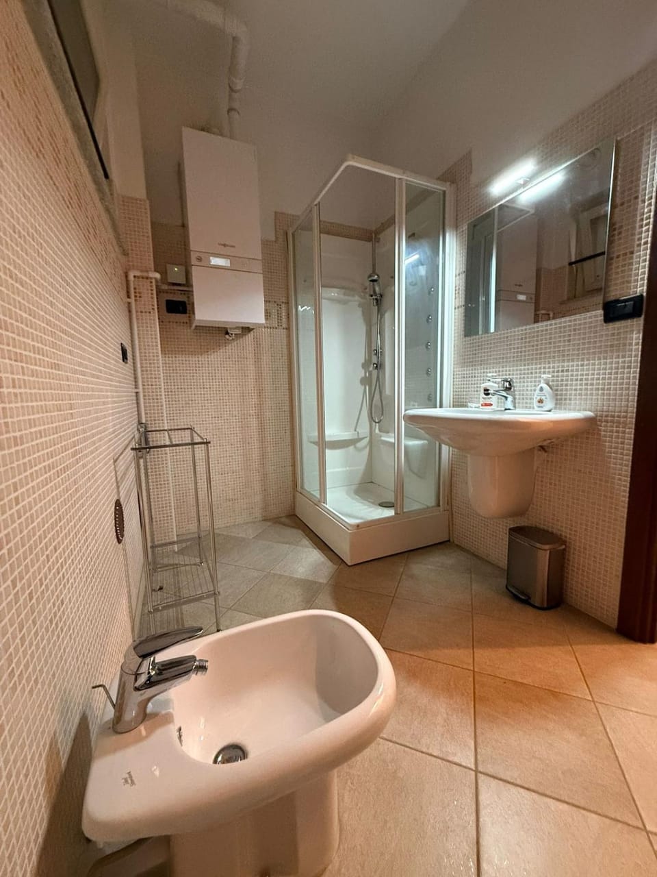 Shower, Toilet, towels