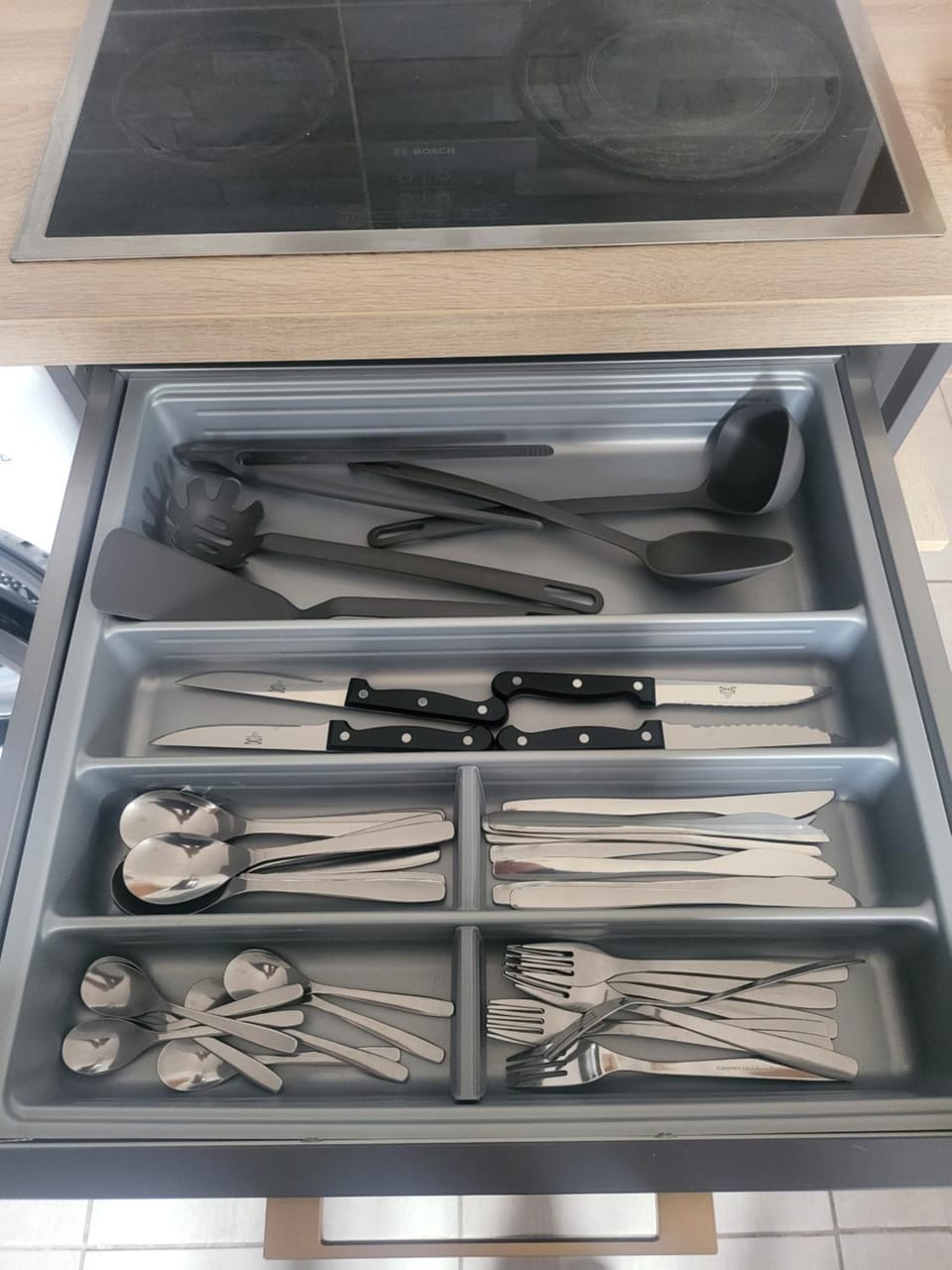 Kitchen or kitchenette, wardrobe