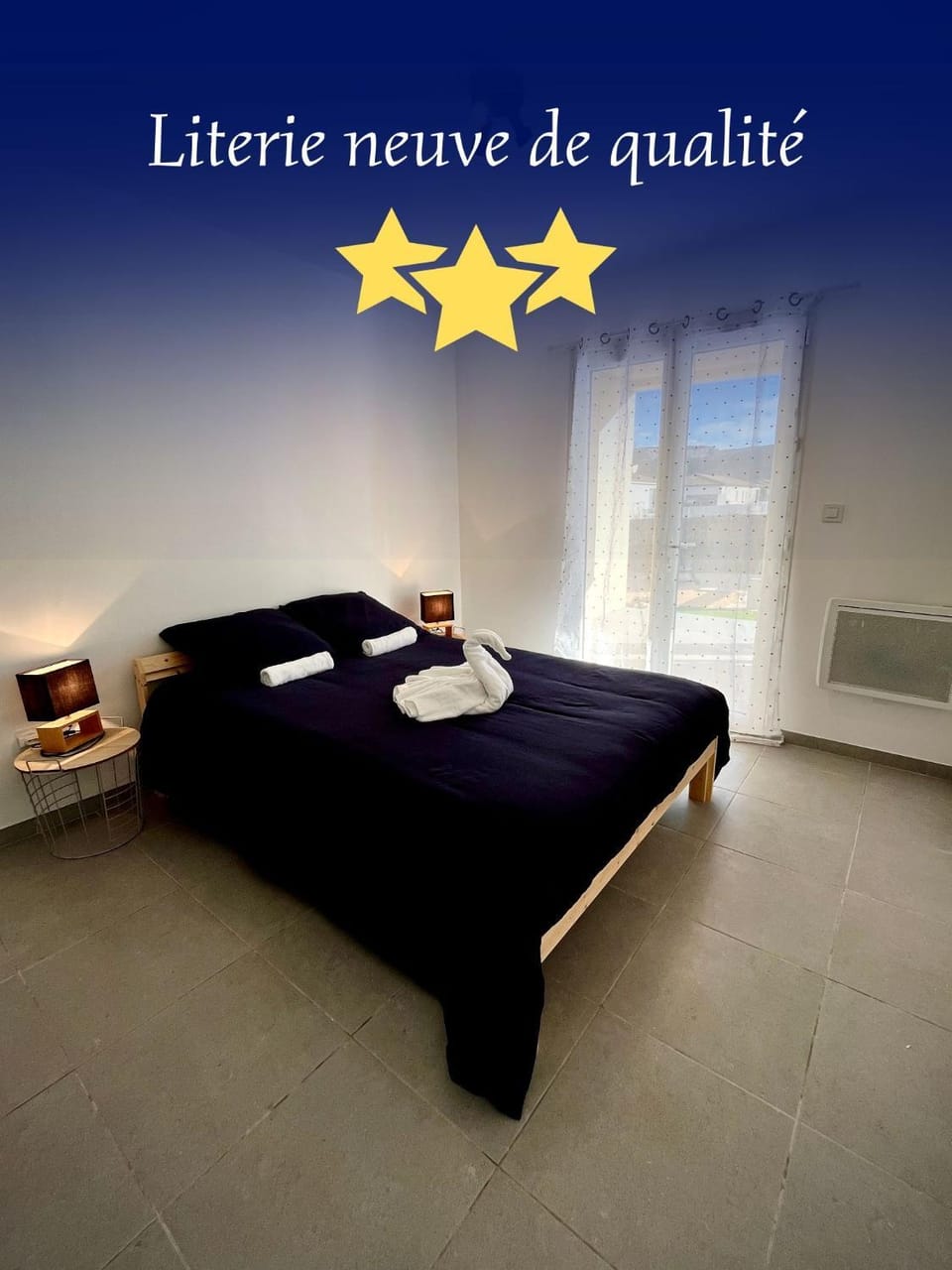 Bed, Bedroom, Text overlay