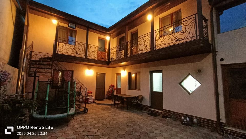 Property building, Night, Balcony/Terrace