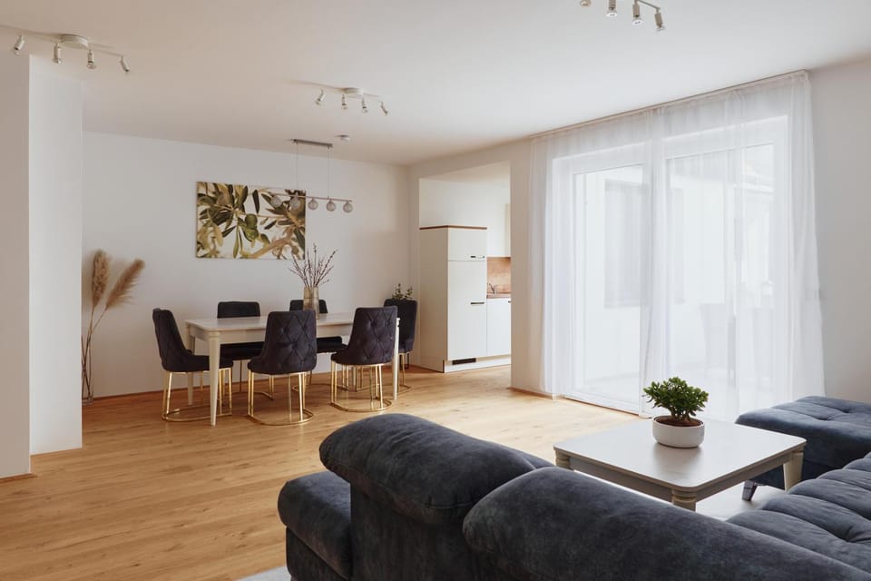Living room, Seating area, Dining area