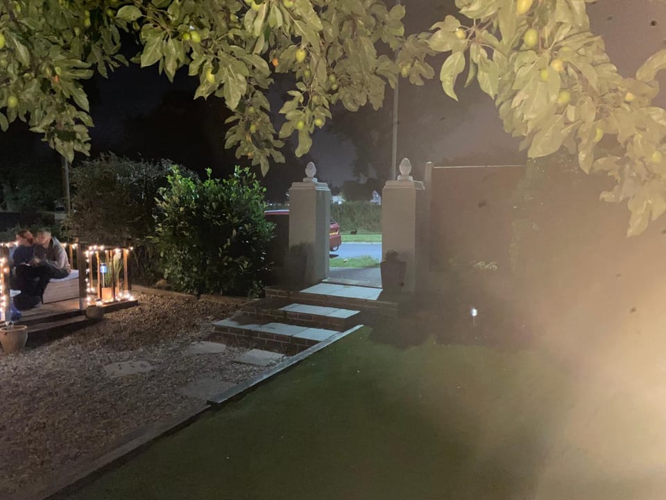 Property building, Garden view