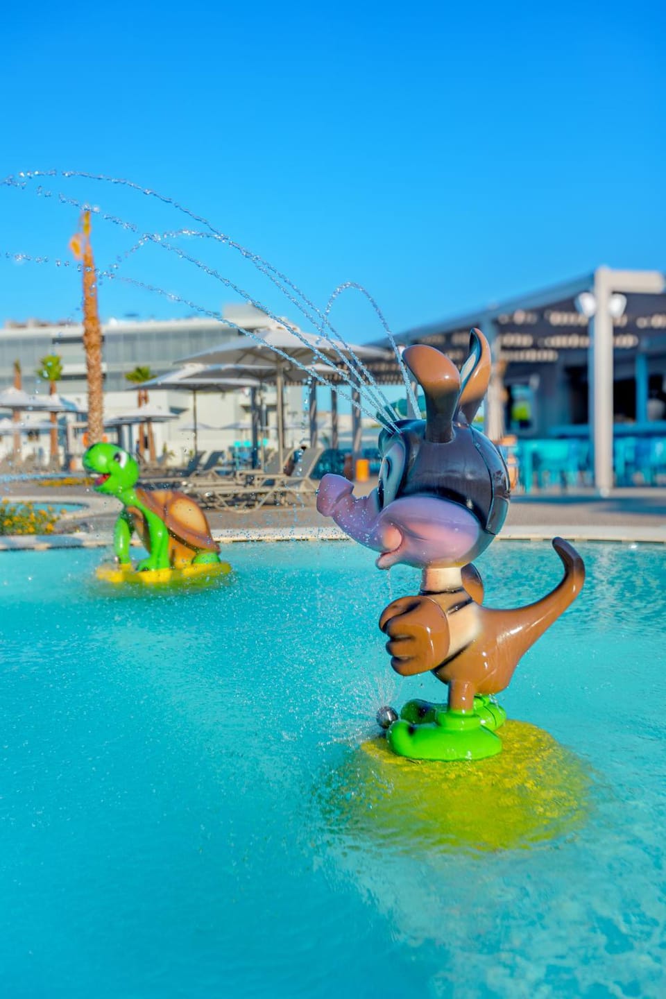 Aqua park, Swimming pool, children