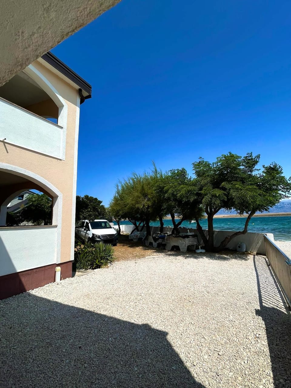 Garden, Sea view