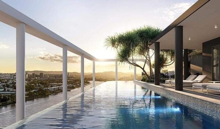 Riverfront Luxe 2Bed Pool Parking Apartment in Bulimba