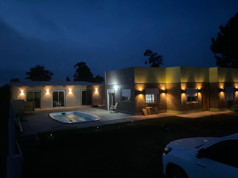 Night, Natural landscape, Pool view, Swimming pool, Swimming pool, sunbed