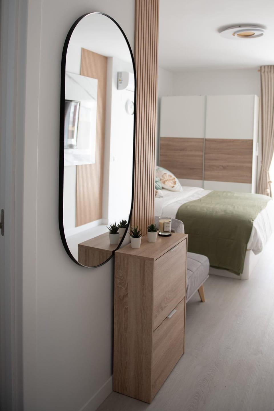 Bed, Photo of the whole room, Bedroom, furniture, wardrobe