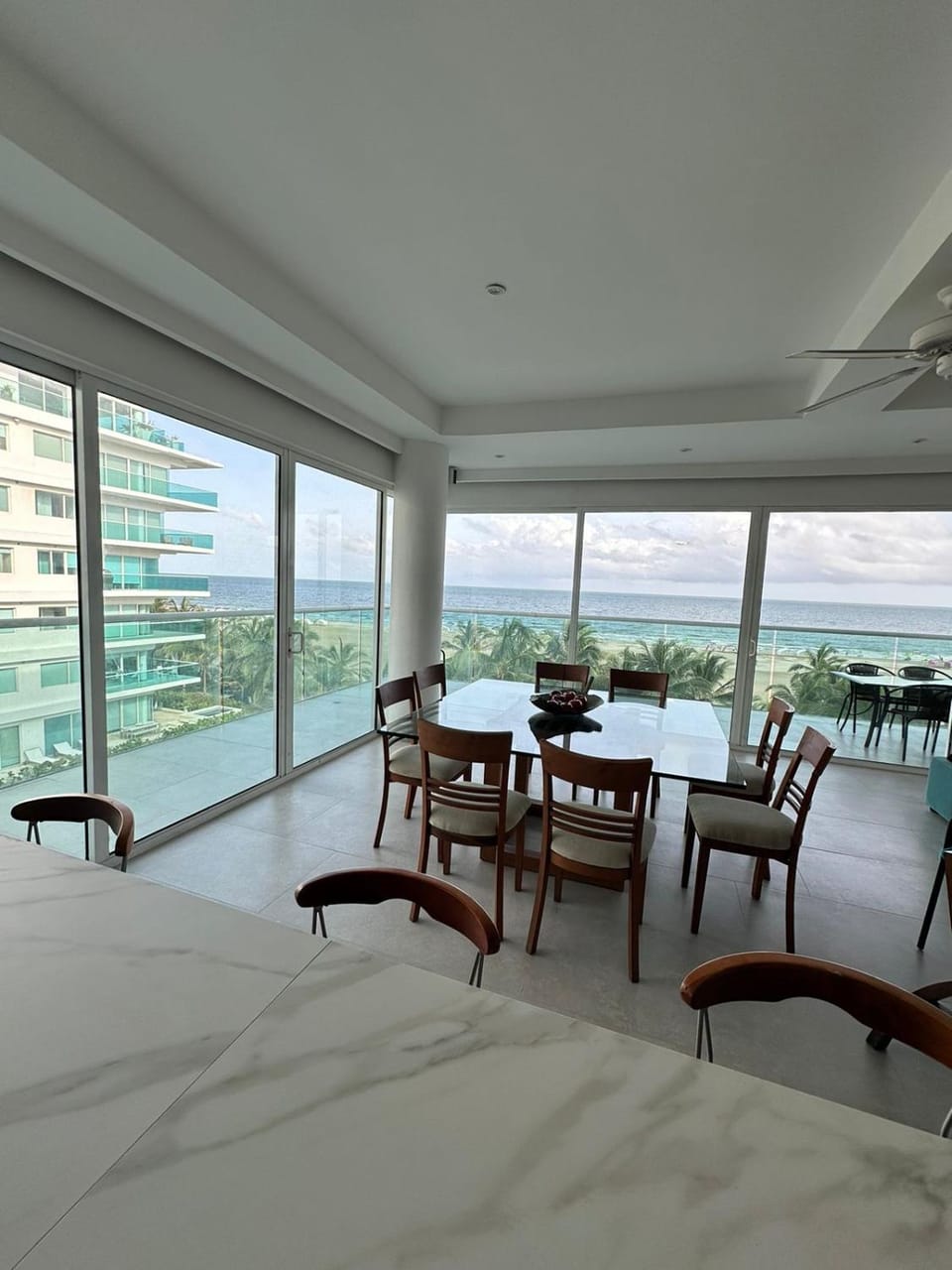 View (from property/room), Balcony/Terrace, Seating area, Dining area, Sea view