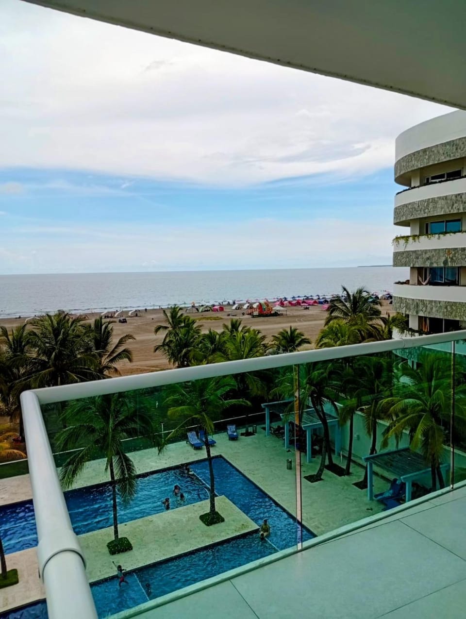 Natural landscape, View (from property/room), Balcony/Terrace, Pool view, Sea view