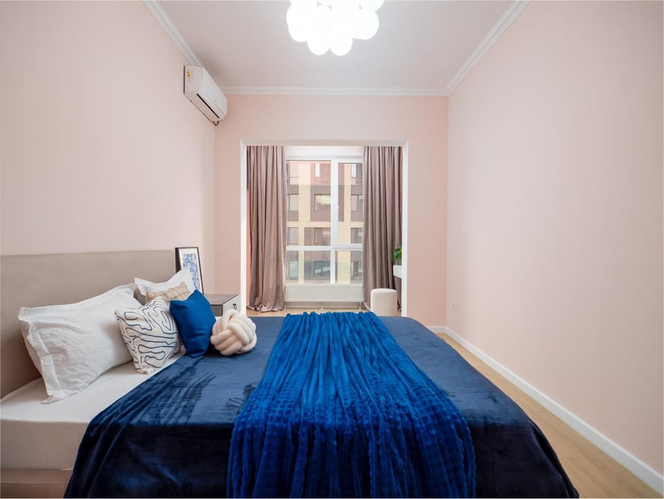 Чистые и стильные апартаменты в Комфорт Сити рядом с Мегой от KONAKZHAI КZ Apartment in Almaty