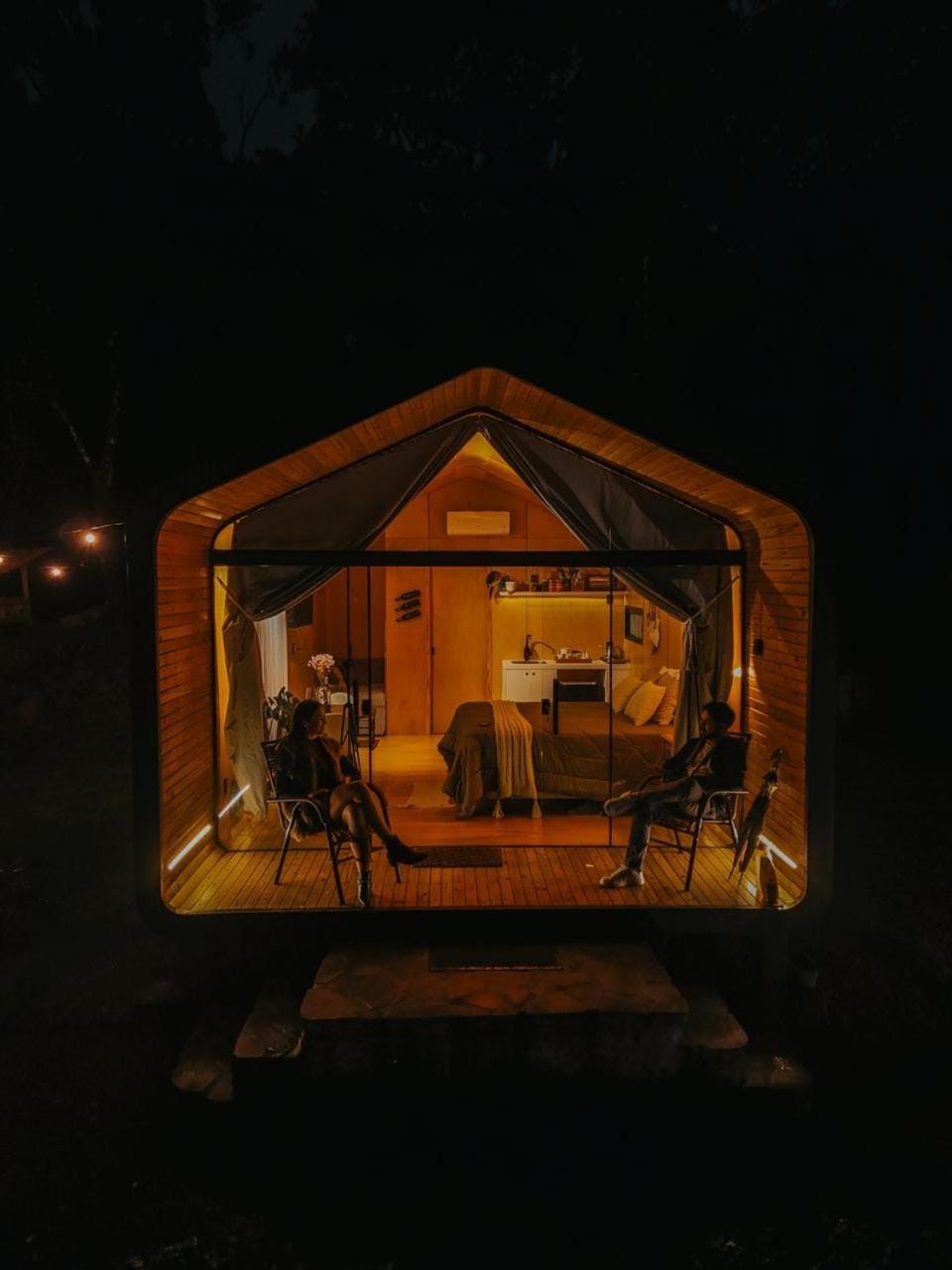 Patio, Night