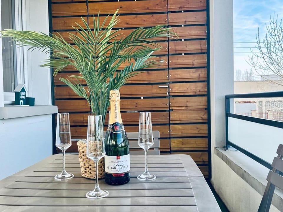 charbonnier 6 personnes avec terrasse et parking Apartment in Reims