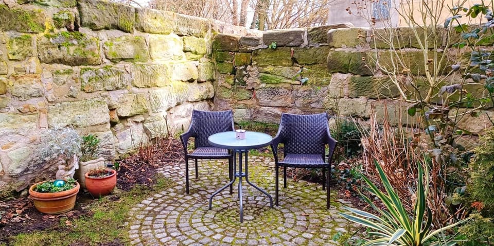 Patio, Day, Garden, Seating area, Garden view