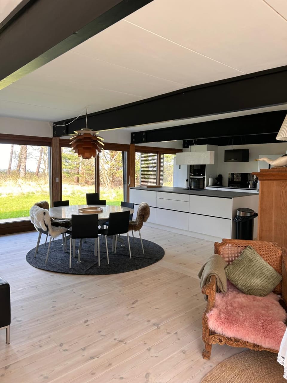 Dining area, Garden view, Garden view, Sea view, kitchen