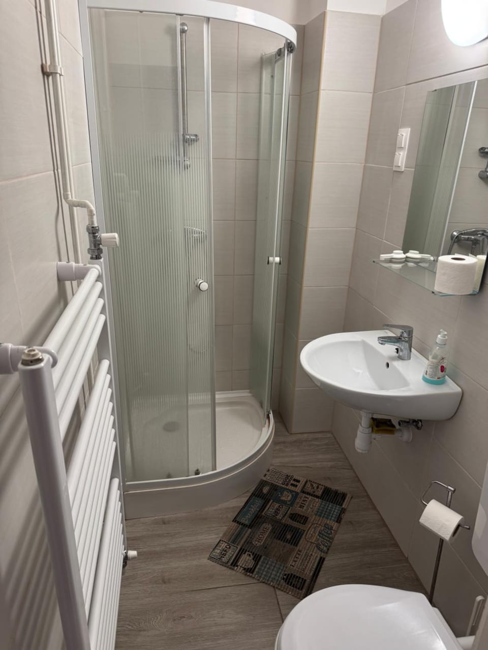 Shower, Toilet, Bathroom, towels