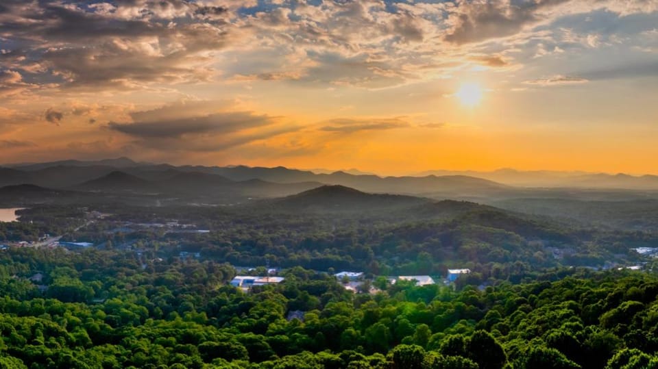 Day, Natural landscape, Bird's eye view, Mountain view, Sunrise, Sunset