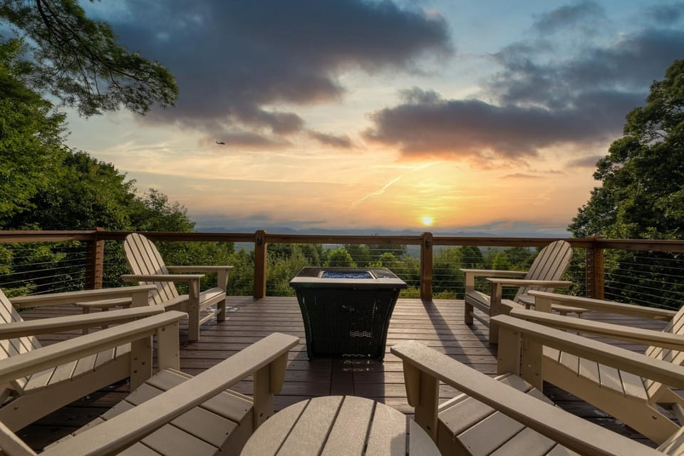 Day, Natural landscape, View (from property/room), Balcony/Terrace, Sunrise, Sunset