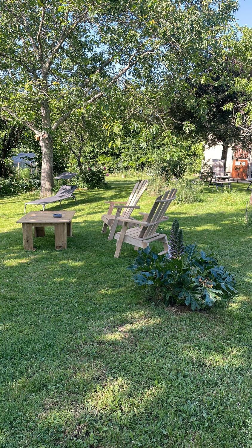 Garden, sunbed