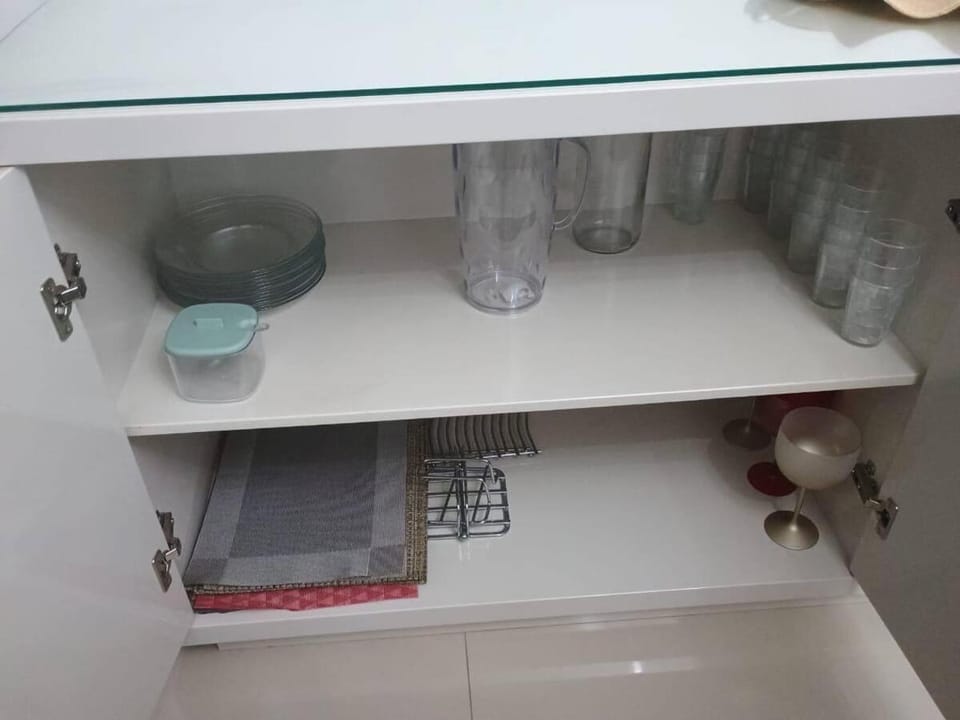 Kitchen or kitchenette, locker