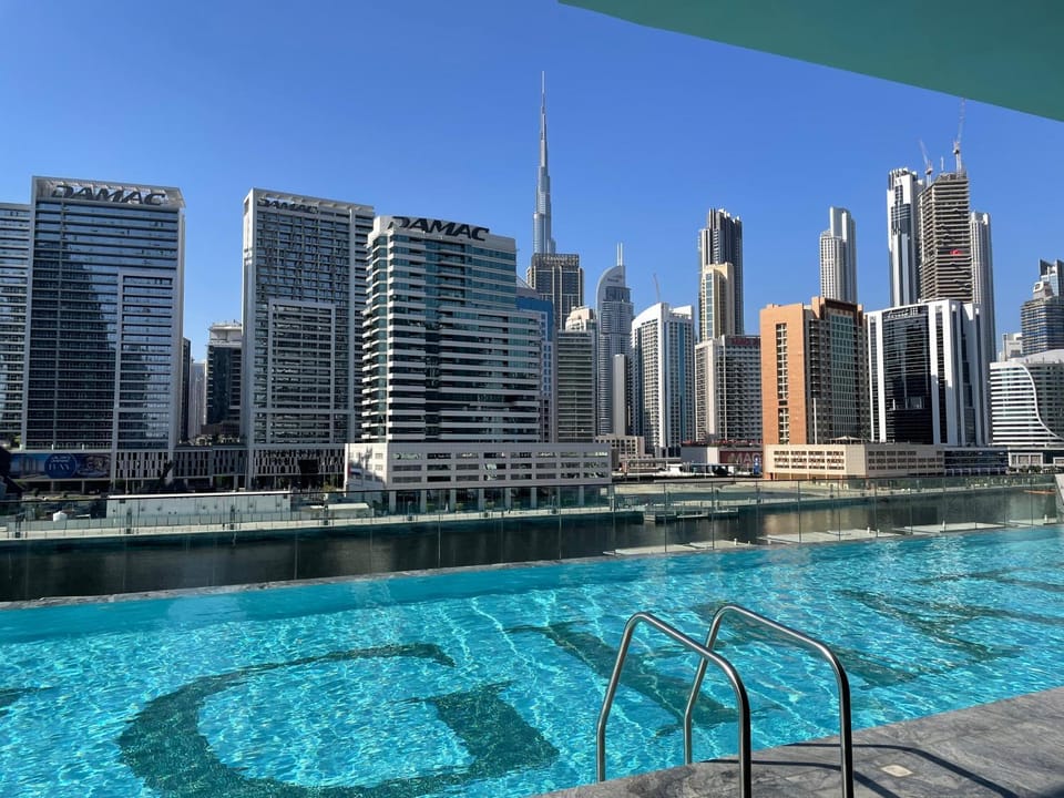 Property building, City view, Landmark view, Pool view, Swimming pool