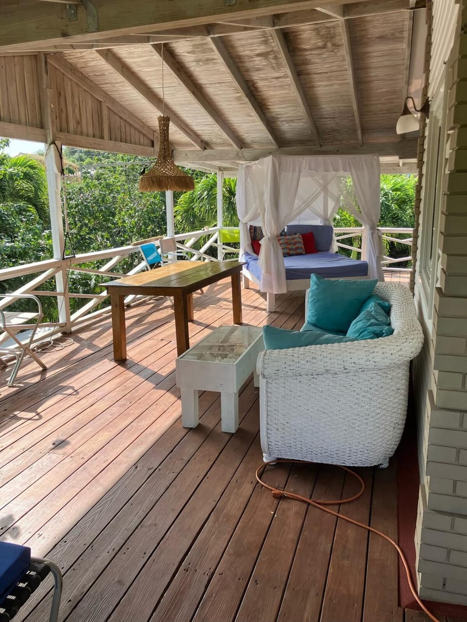 Bed, Balcony/Terrace, Seating area, Dining area, Garden view