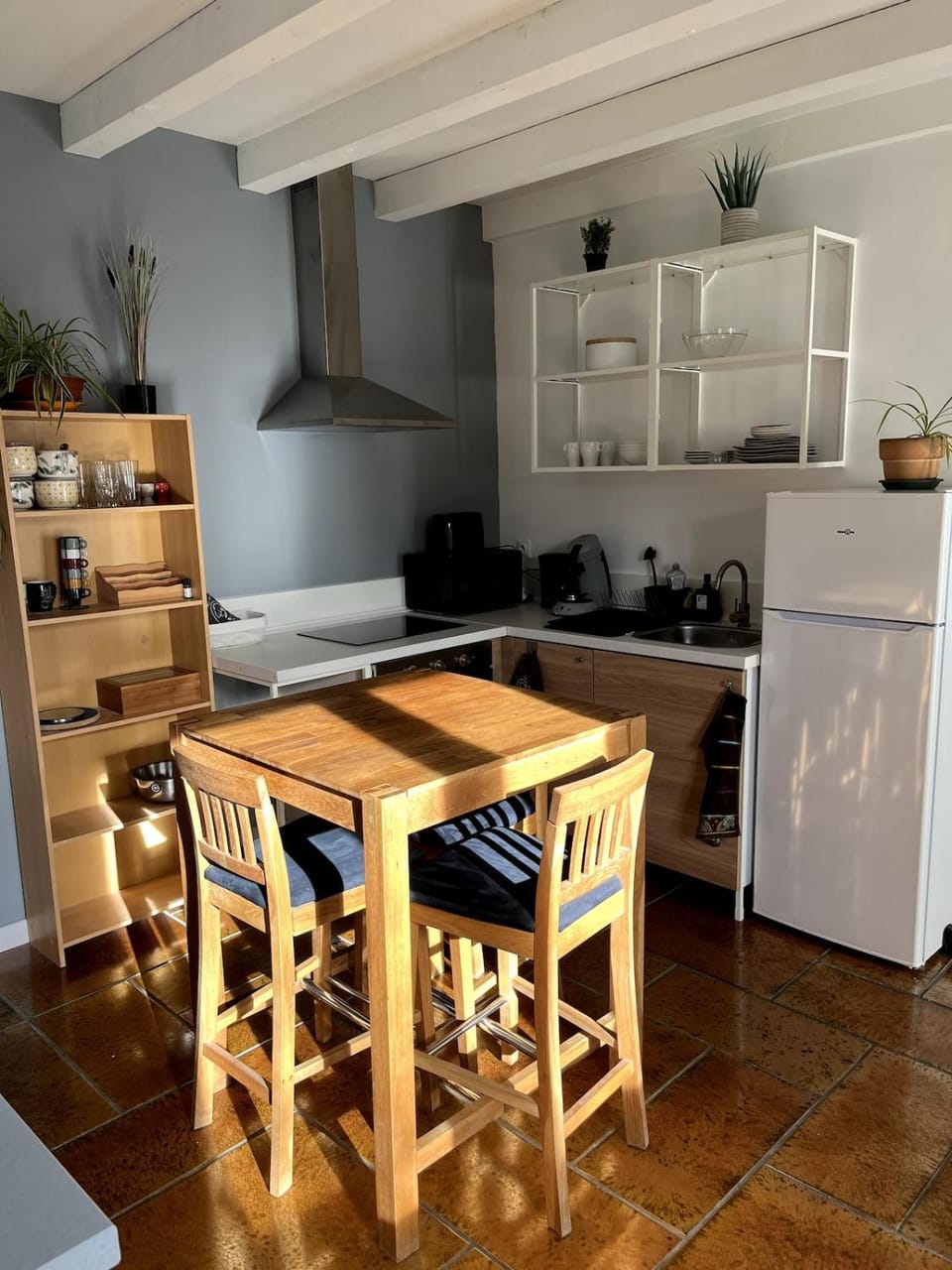 Kitchen or kitchenette, Dining area, oven, stove