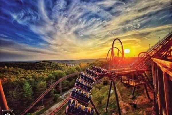 Nearby landmark, Sunset