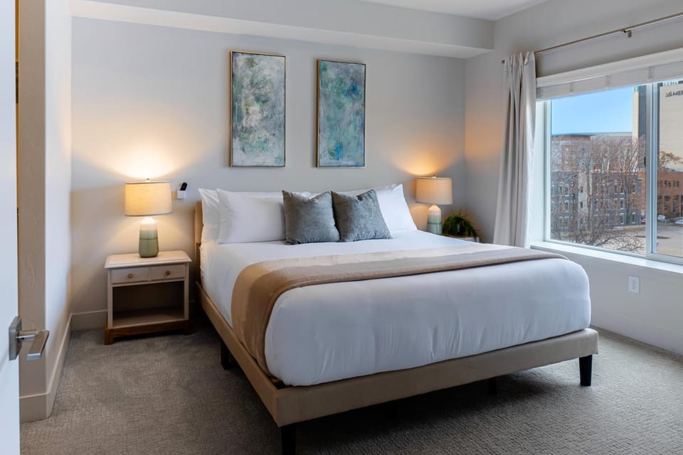 Bed, View (from property/room), Bedroom