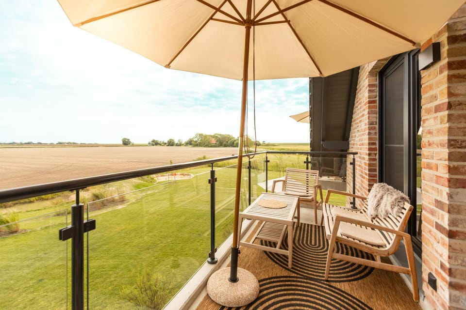 Balcony/Terrace, Seating area, Garden view, sunbed