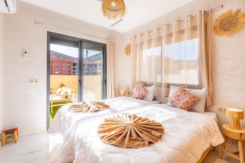Luxe et Calme de Guéliz avec Grande Terrasse Apartment in Marrakesh