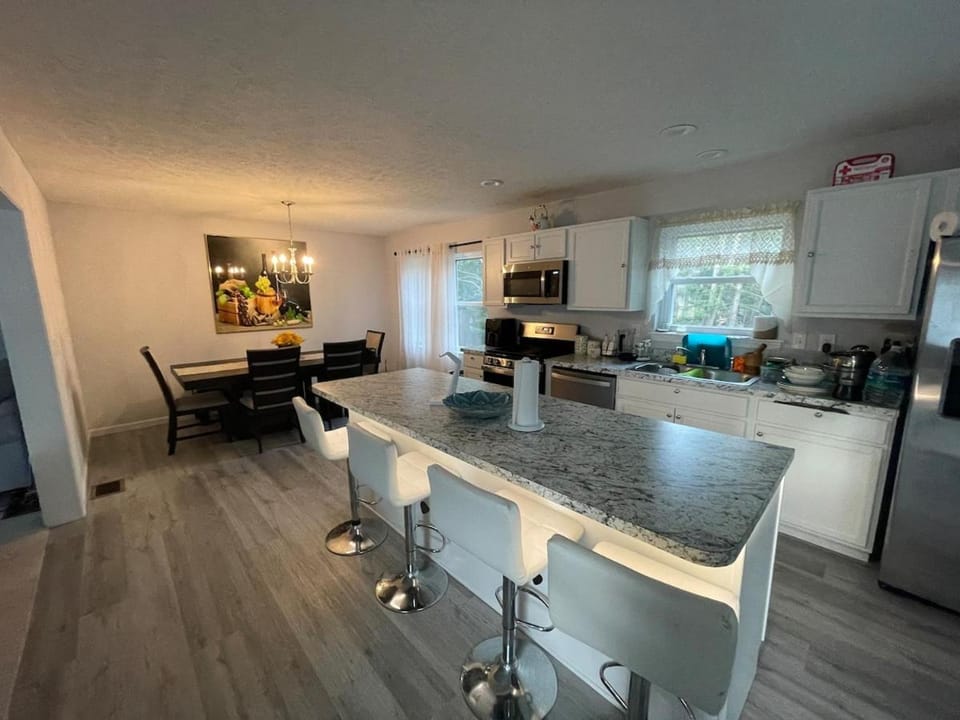 Kitchen or kitchenette, Dining area, dishwasher, oven