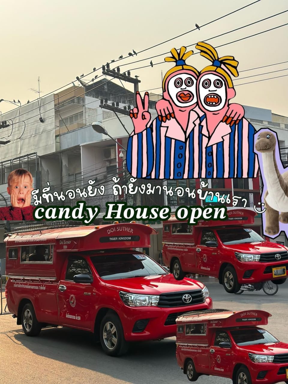 Candy house wua lai Villa in Chiang Mai
