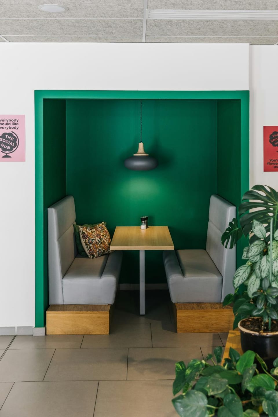 Lobby or reception, Decorative detail