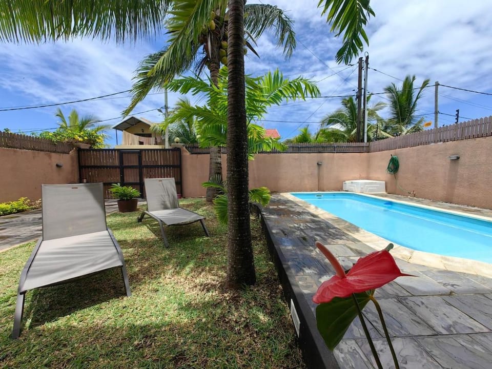 Garden, Swimming pool, sunbed