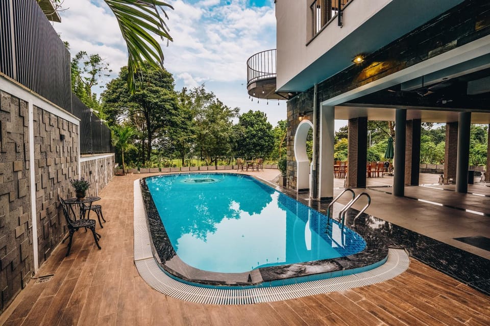View (from property/room), Pool view, Swimming pool, Swimming pool, sunbed