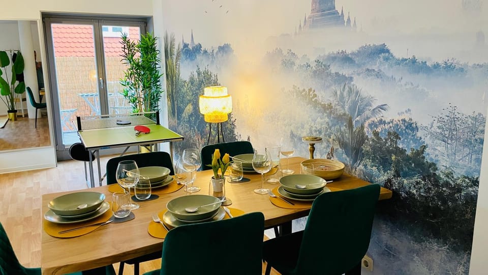 FeWoZauber - Dom Suite, Zentral, 7 Pers, 4 Zimmer, Design, Family, Haustier Apartment in Schwerin