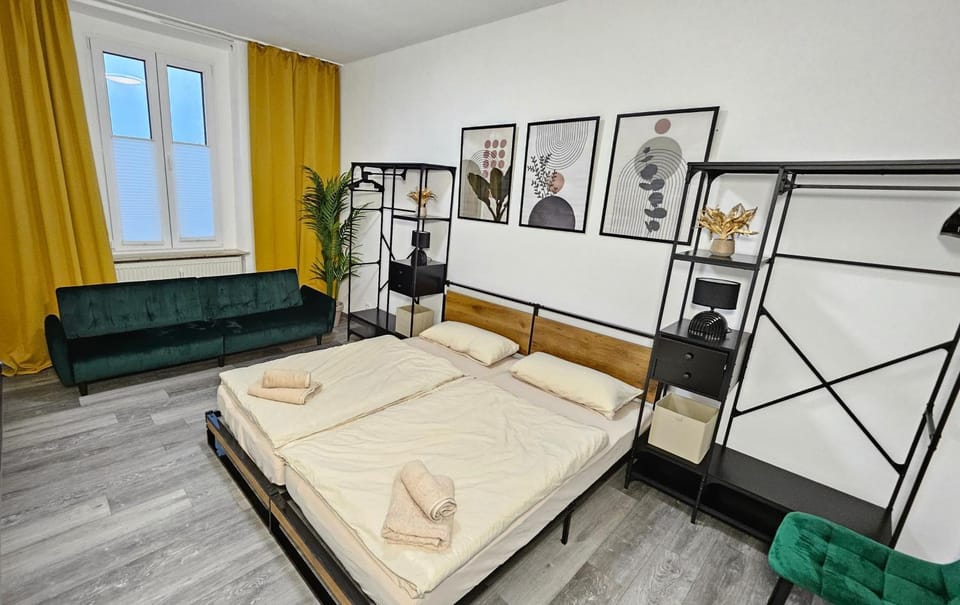 Property building, Living room, Bedroom