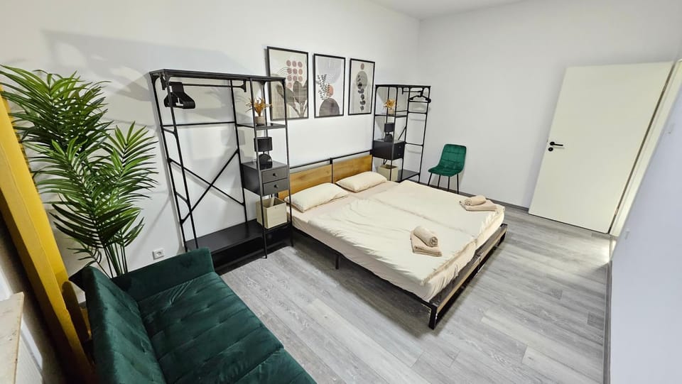 Property building, Living room, Bedroom