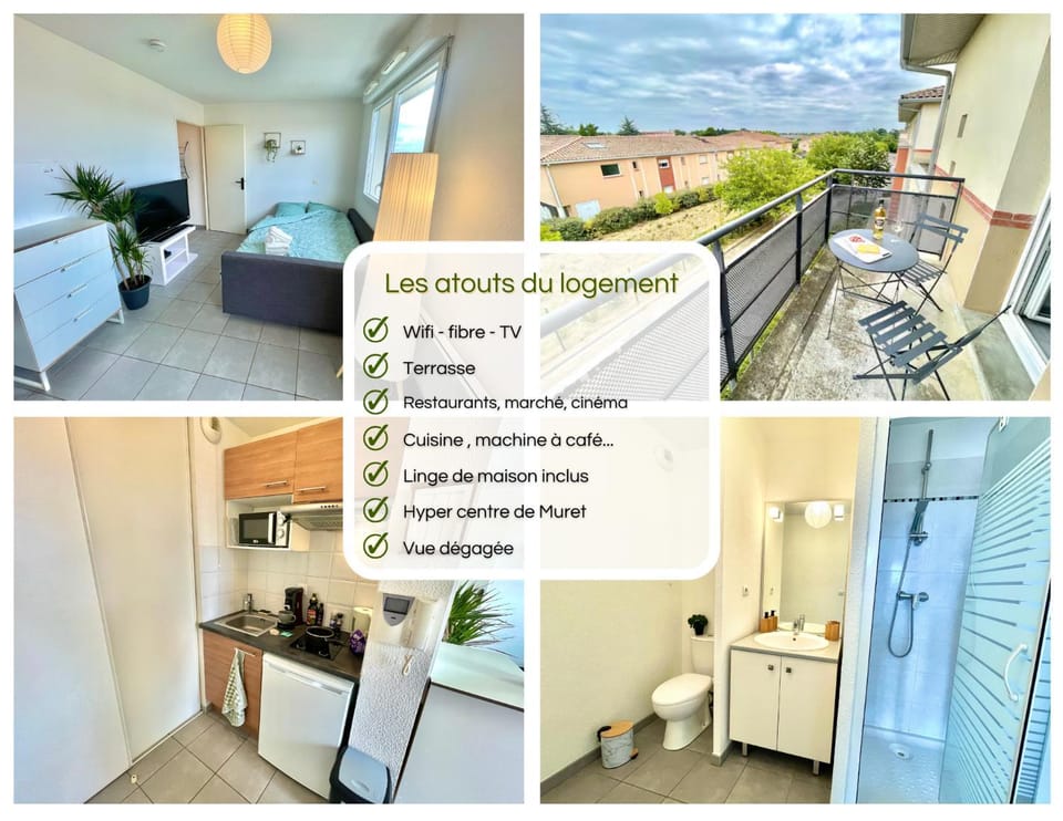 Bathroom, Balcony/Terrace, Living room, kitchen